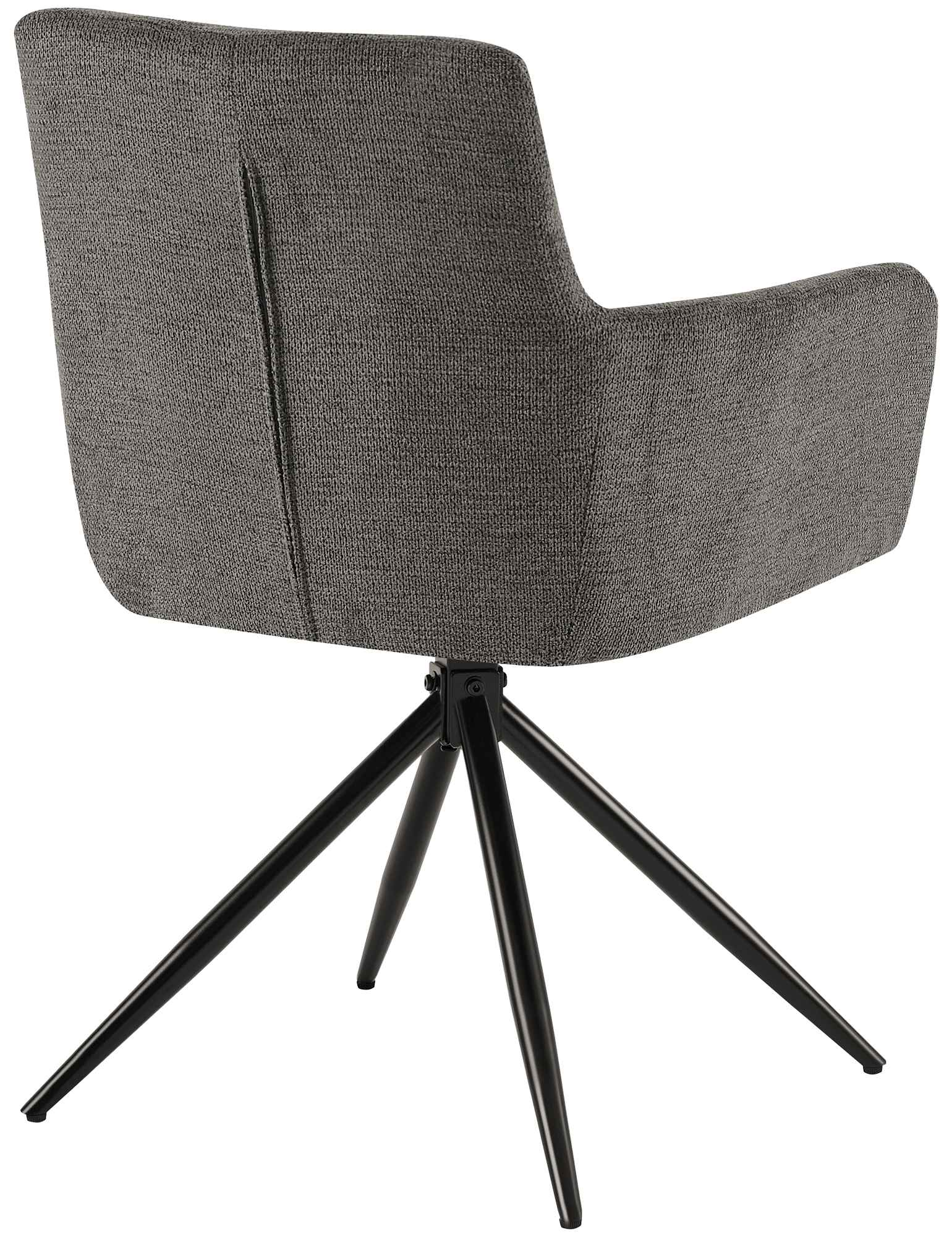 Lot de 2 chaises de salle à manger Jonah en tissu