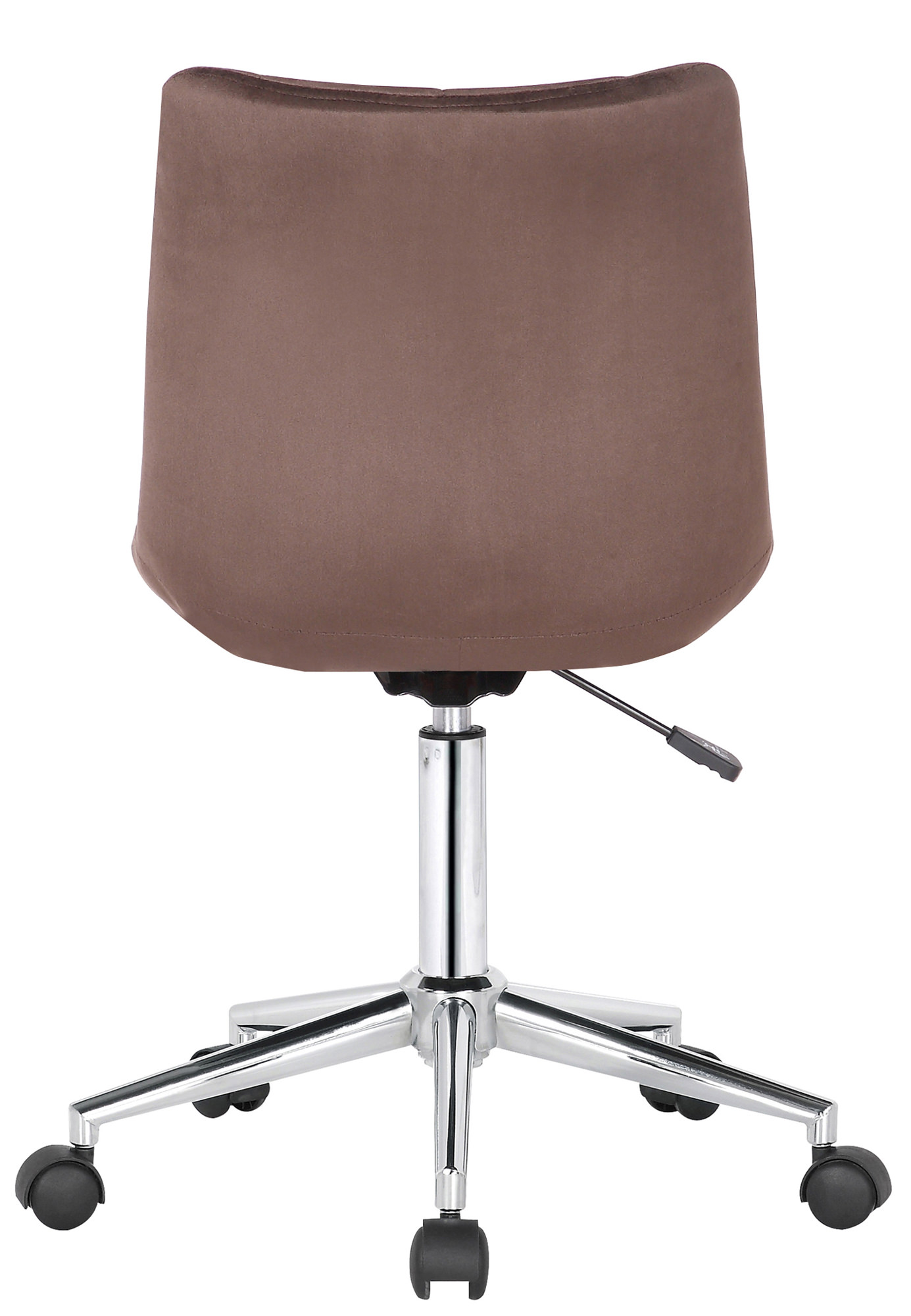 Chaise de bureau pivotant Medford en Velours avec Hauteur ajustable et Roulettes