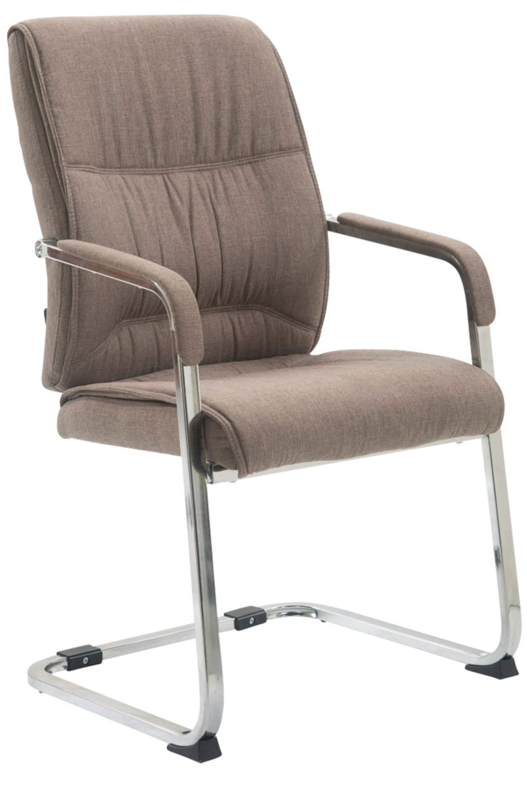 CLP Lot de 2 Chaises Cantilever XXL Anubis en Tissu avec accoudoirs