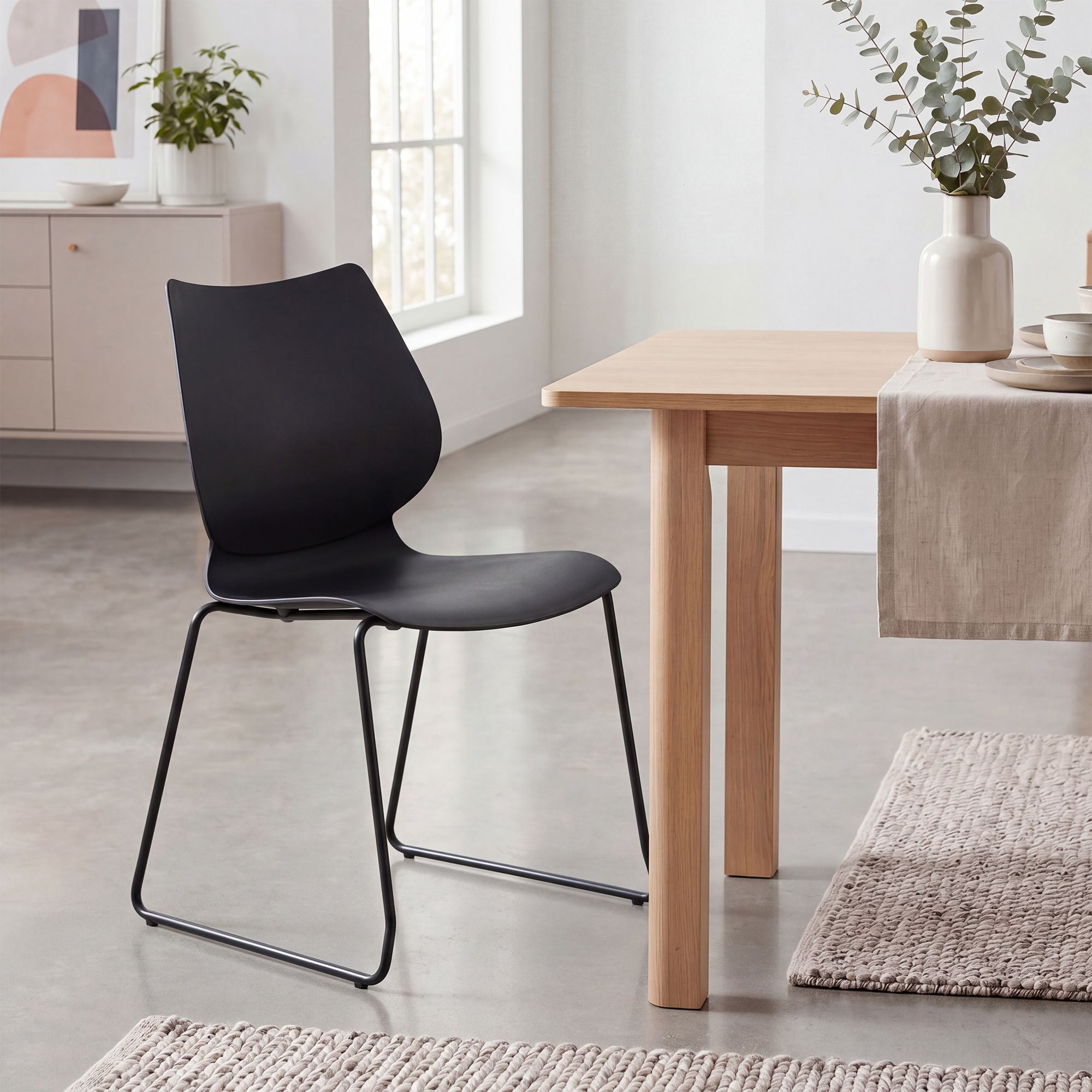 Lot de 4 chaises empilables Houma
