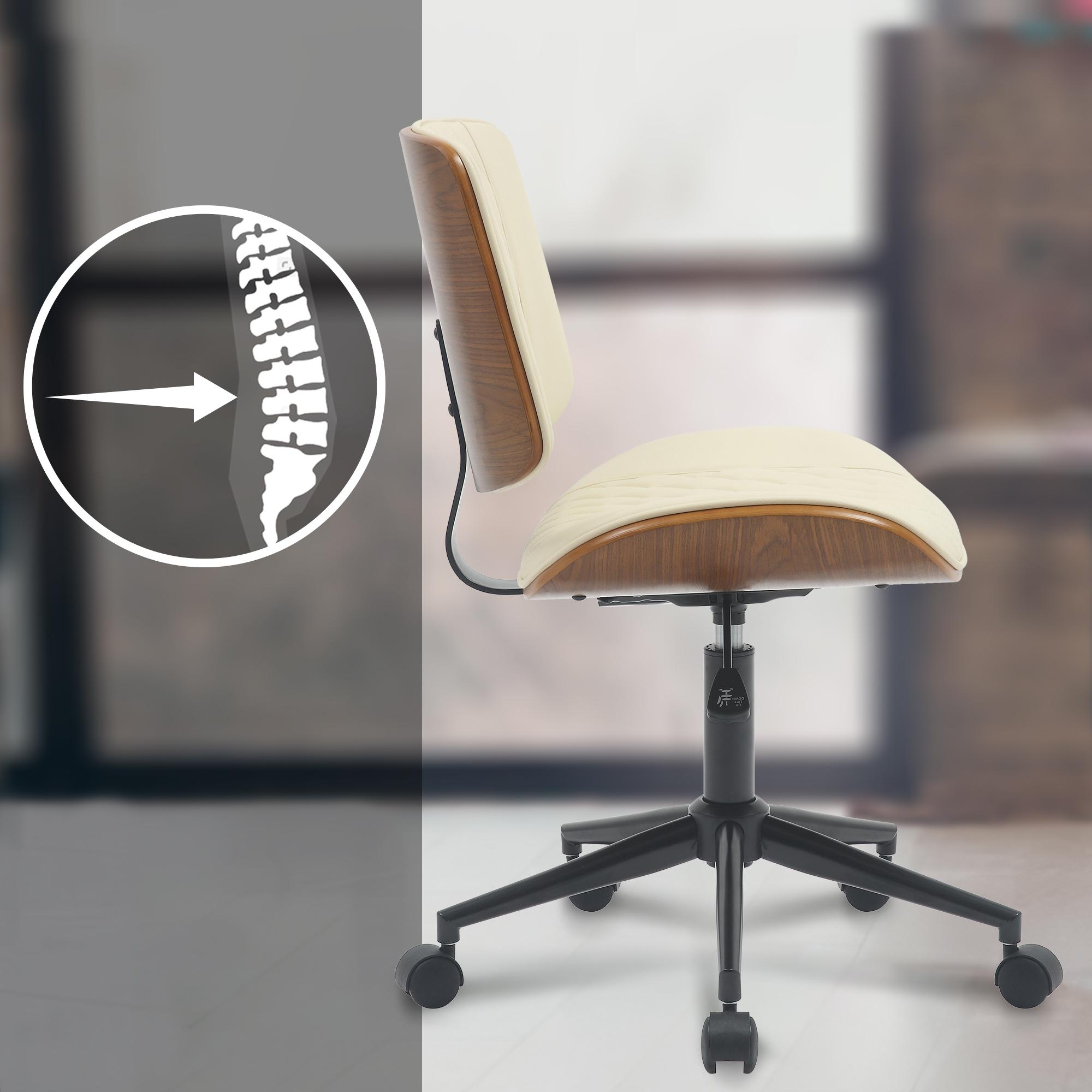 Chaise de bureau Plover similicuir