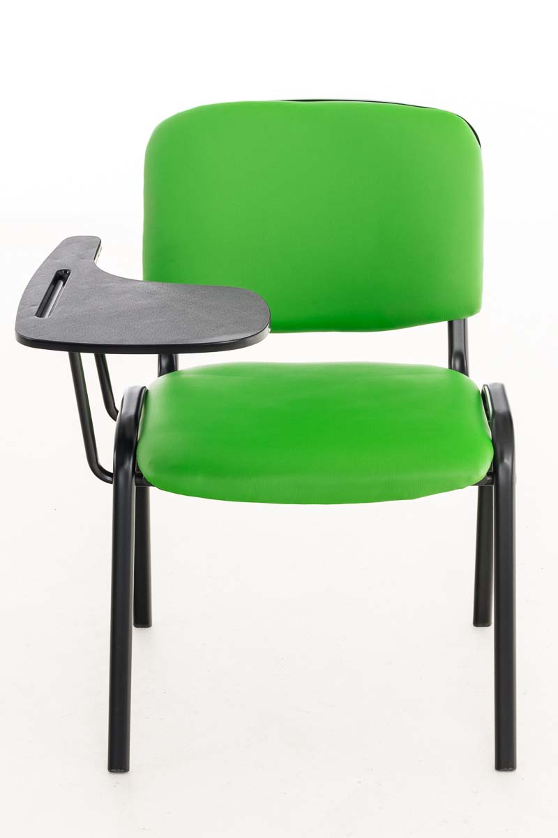 Chaise Ken en similicuir avec tablette rabattable