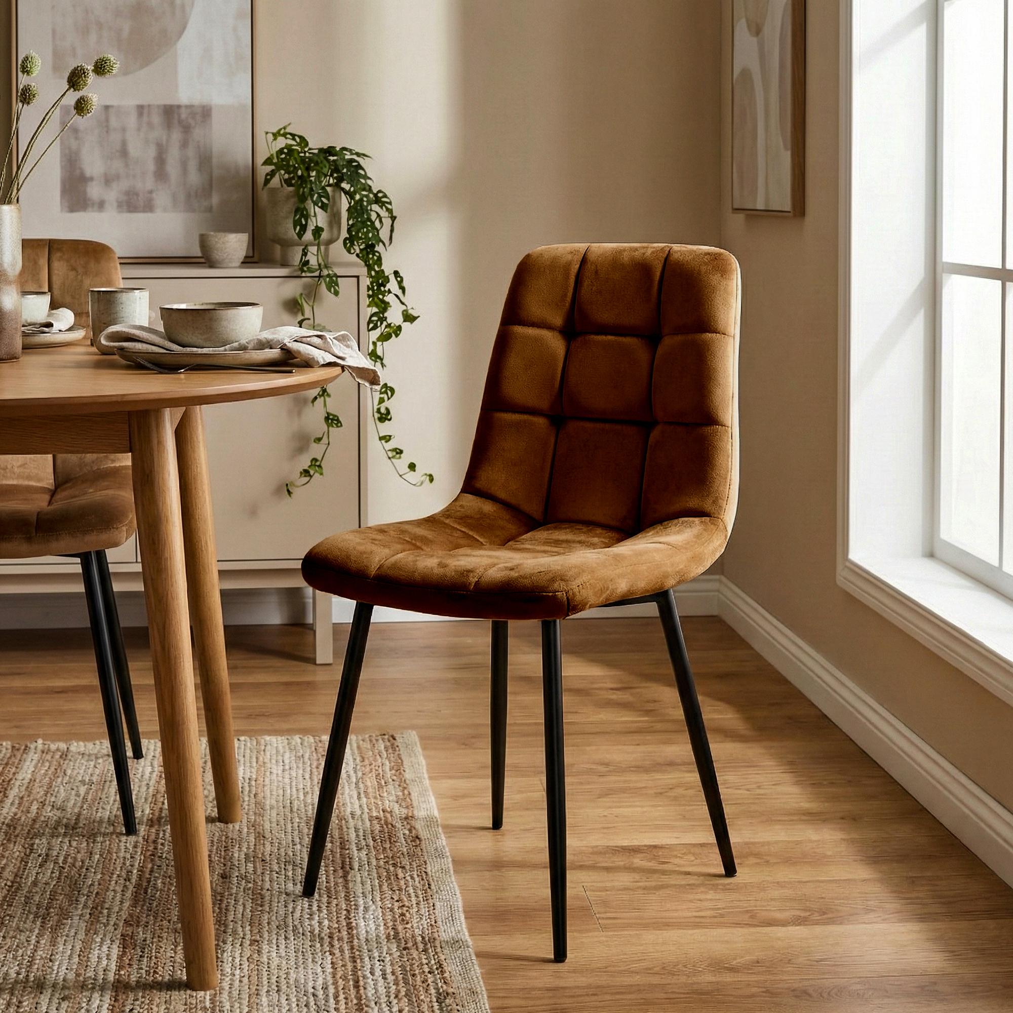 Lot de 4 chaises de salle a manger Antibes