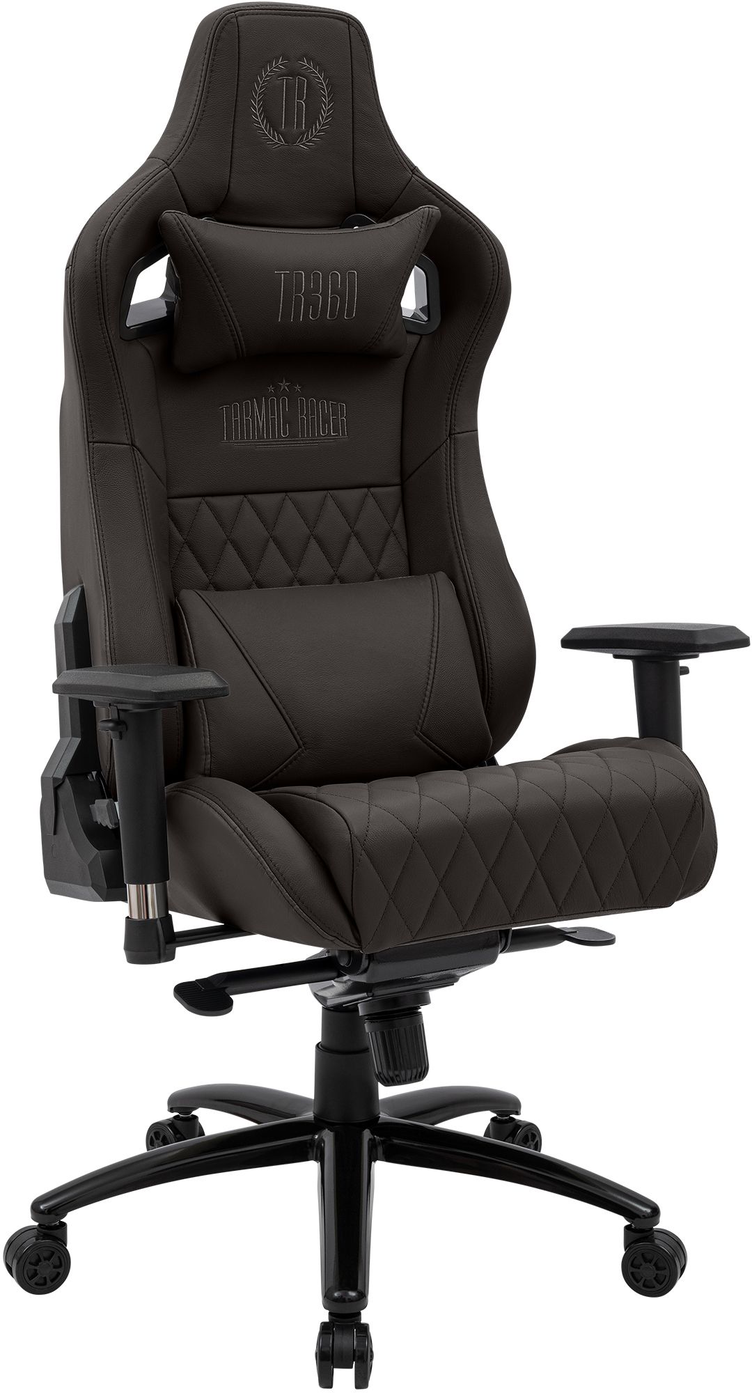 Fauteuil de bureau Keren revêtement en cuir véritable
