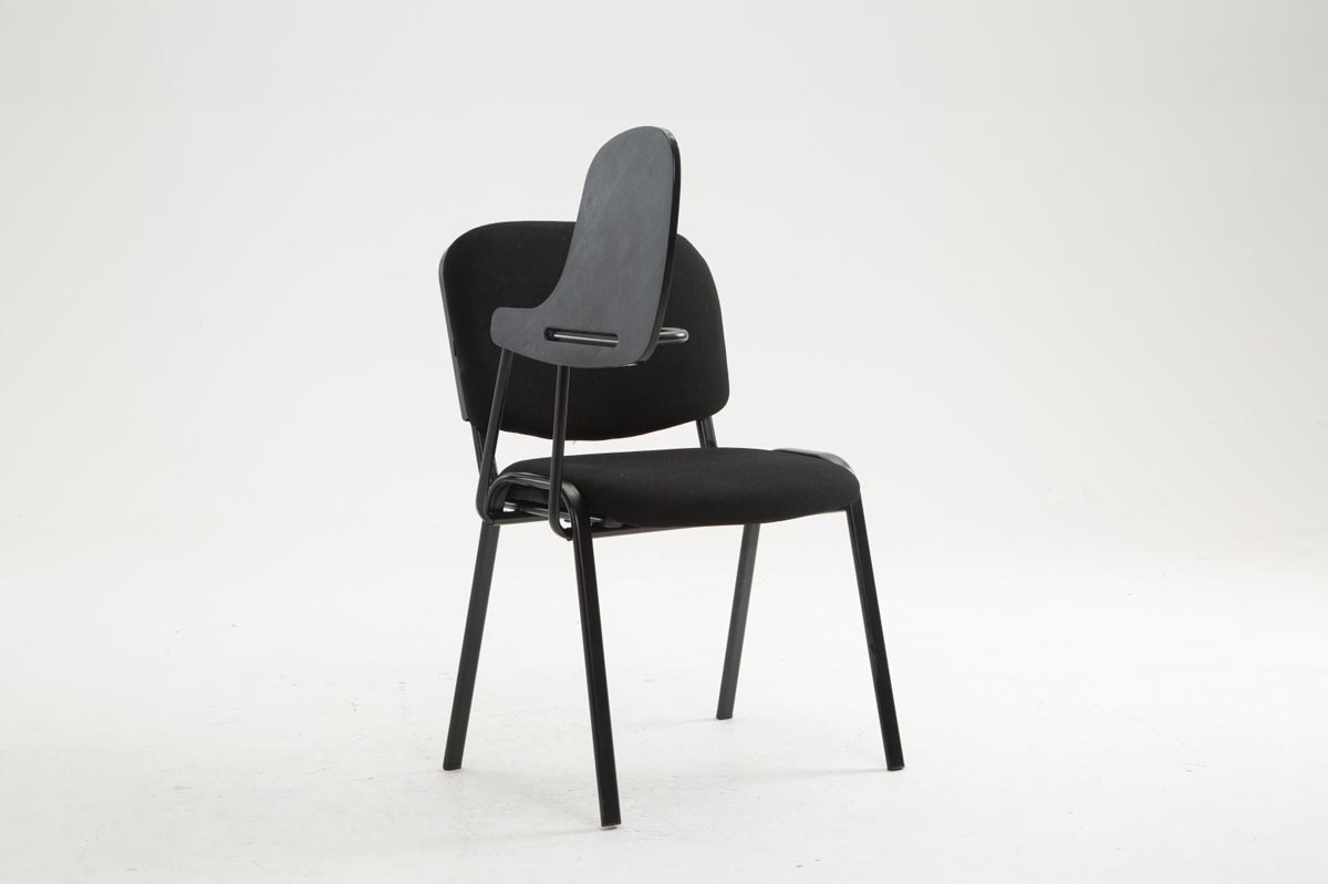 Chaise Ken en tissu avec tablette rabattable