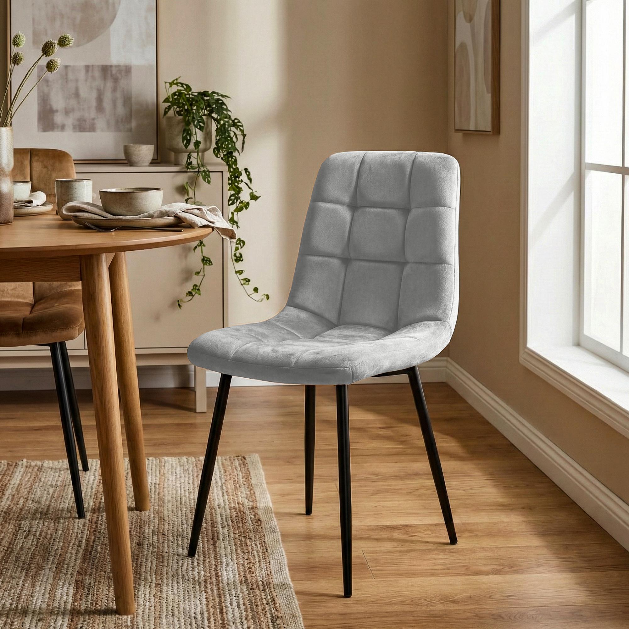 Lot de 4 chaises de salle a manger Antibes