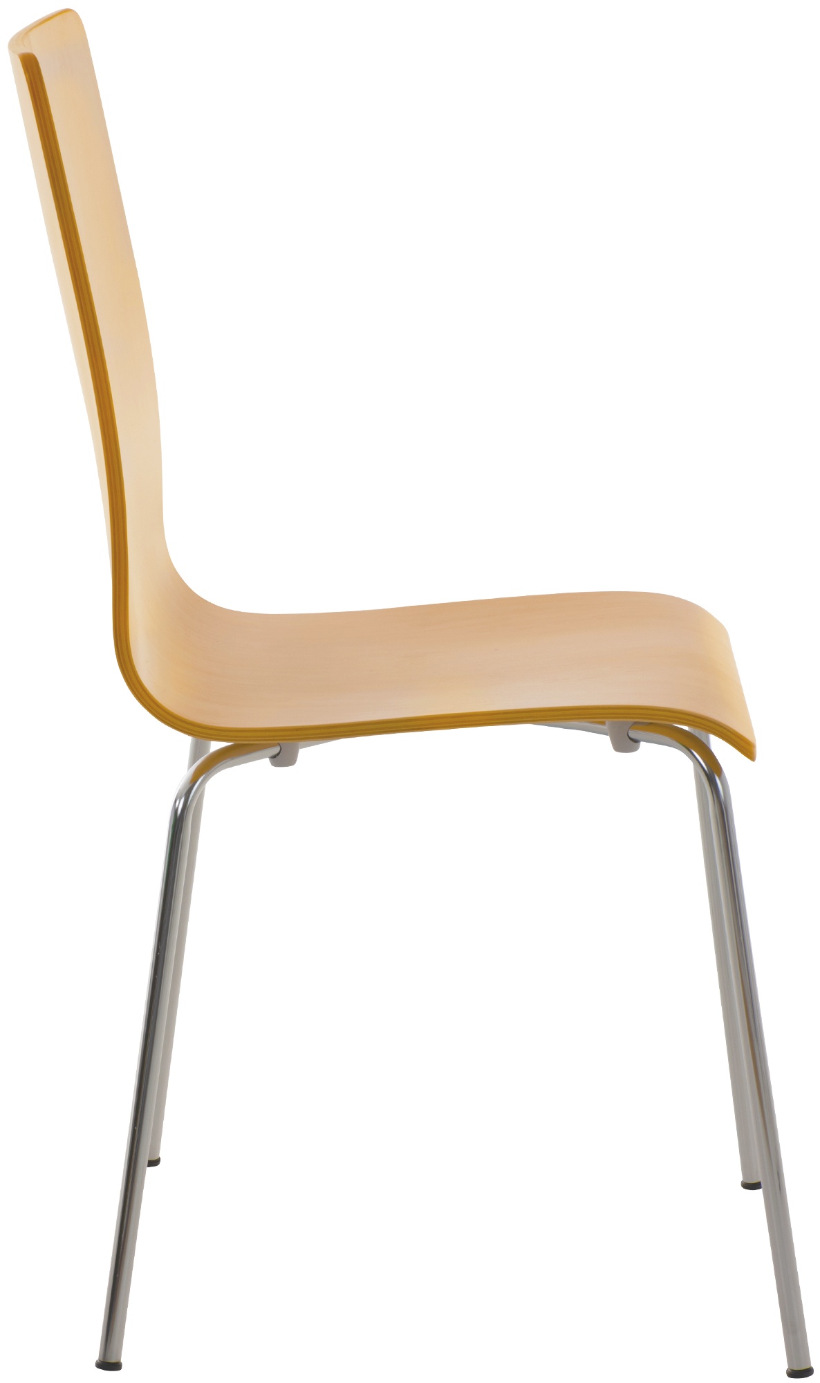 Lot de 4 chaises visiteur Pepe en bois