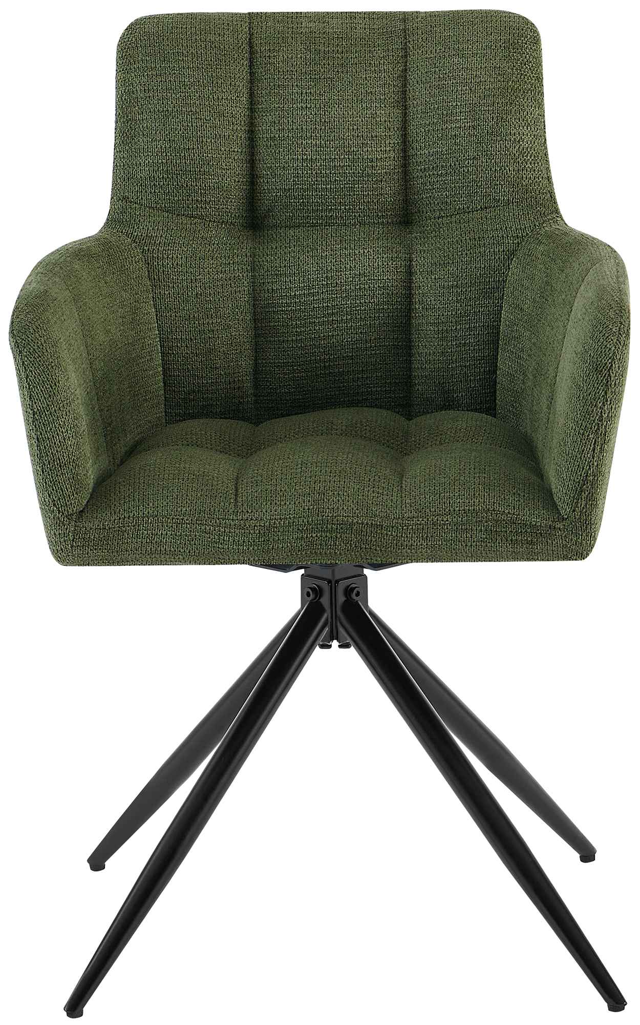 Lot de 2 chaises de salle à manger Jonah en tissu