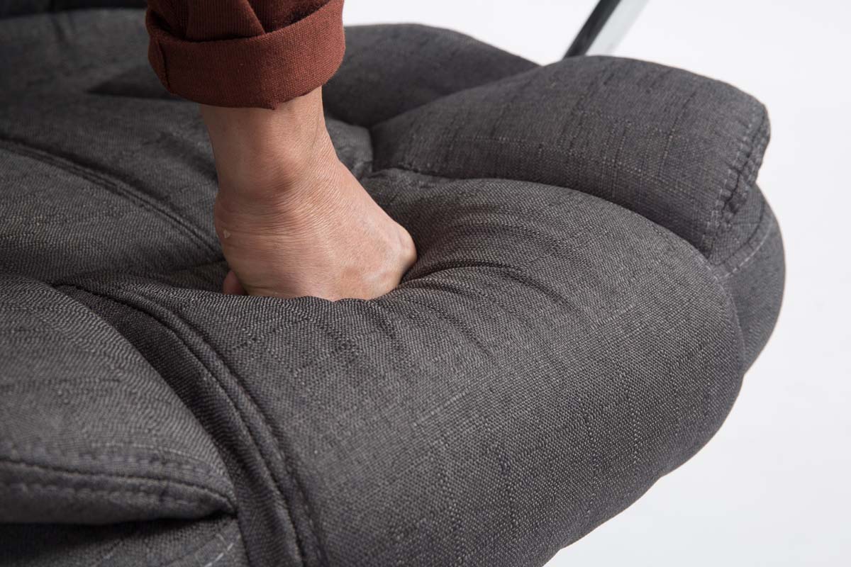 Fauteuil de bureau XXL Xanthos en Tissu  capacité de charge 210 kg