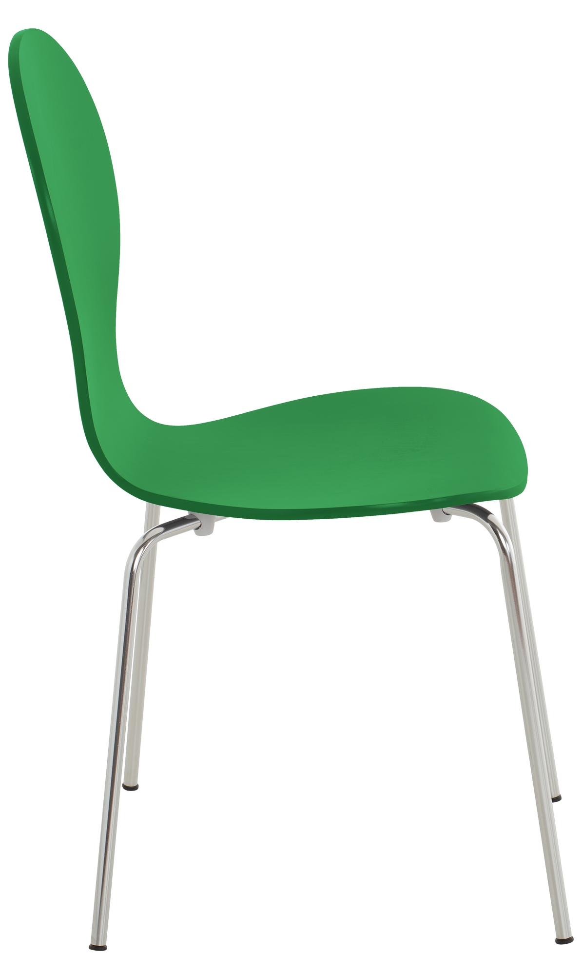 Lot de 4 chaises empilables en bois Diego