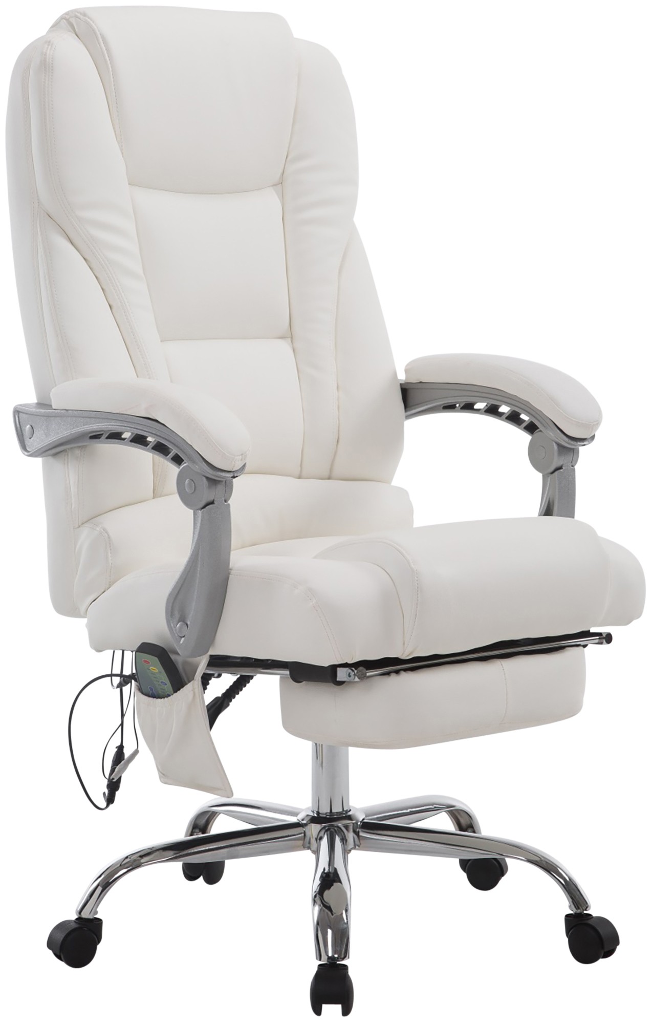 Chaise de bureau Pacific avec fonction massage simili cuir