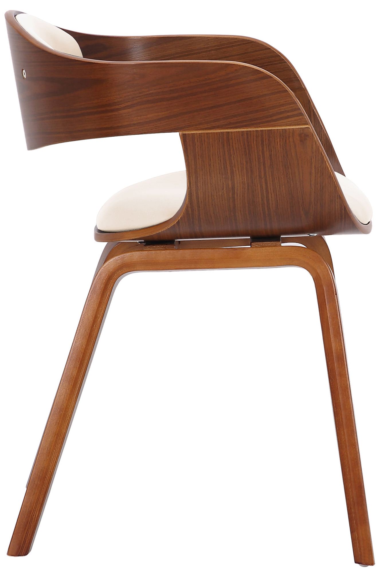 Chaise retro Kingston en similicuir