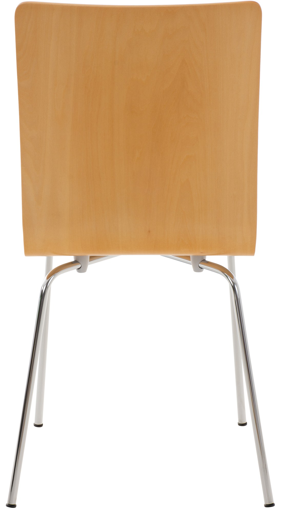 Lot de 4 chaises visiteur Pepe en bois