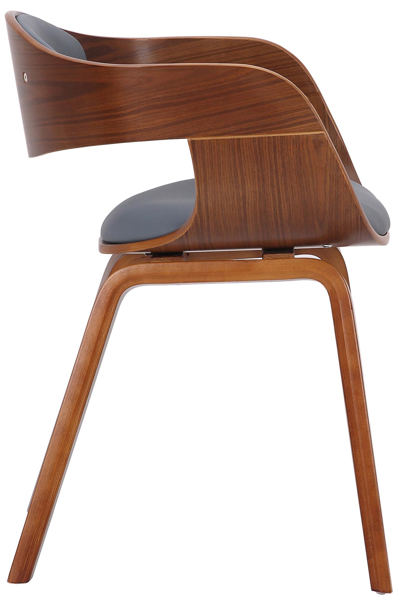 Chaise retro Kingston en similicuir