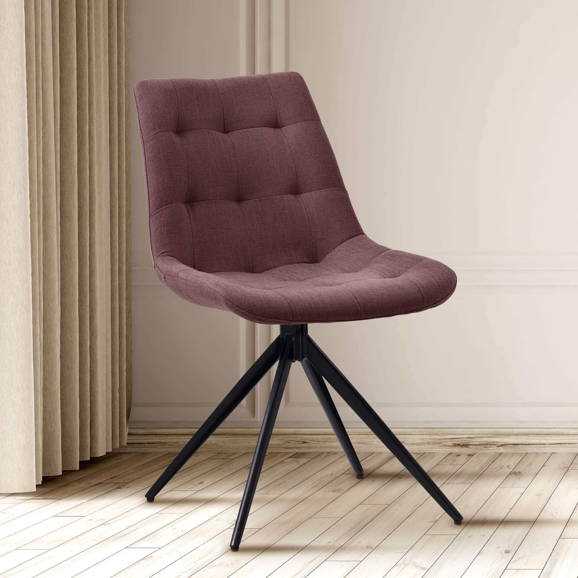 Lot de 2 chaises de salle à manger Merna