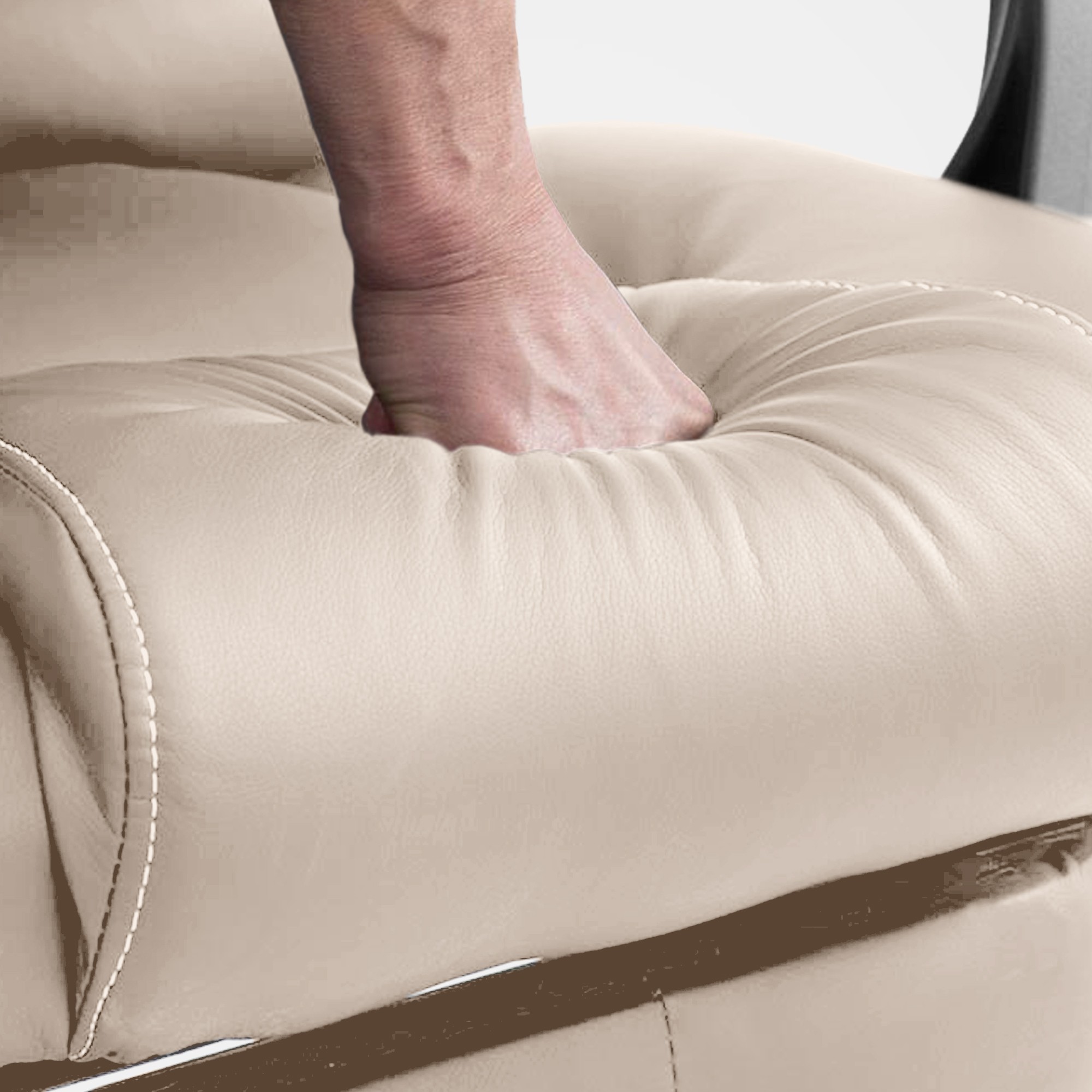 Chaise de bureau Pacific avec fonction massage simili cuir