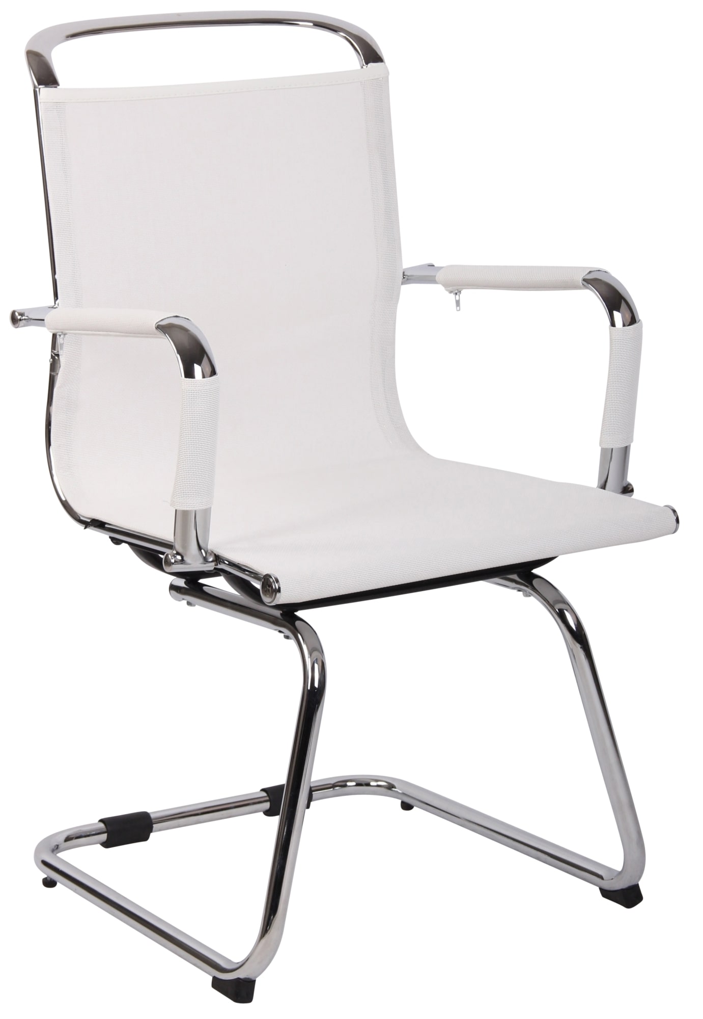 Chaise Cantilever Barnet en tissu de mèche